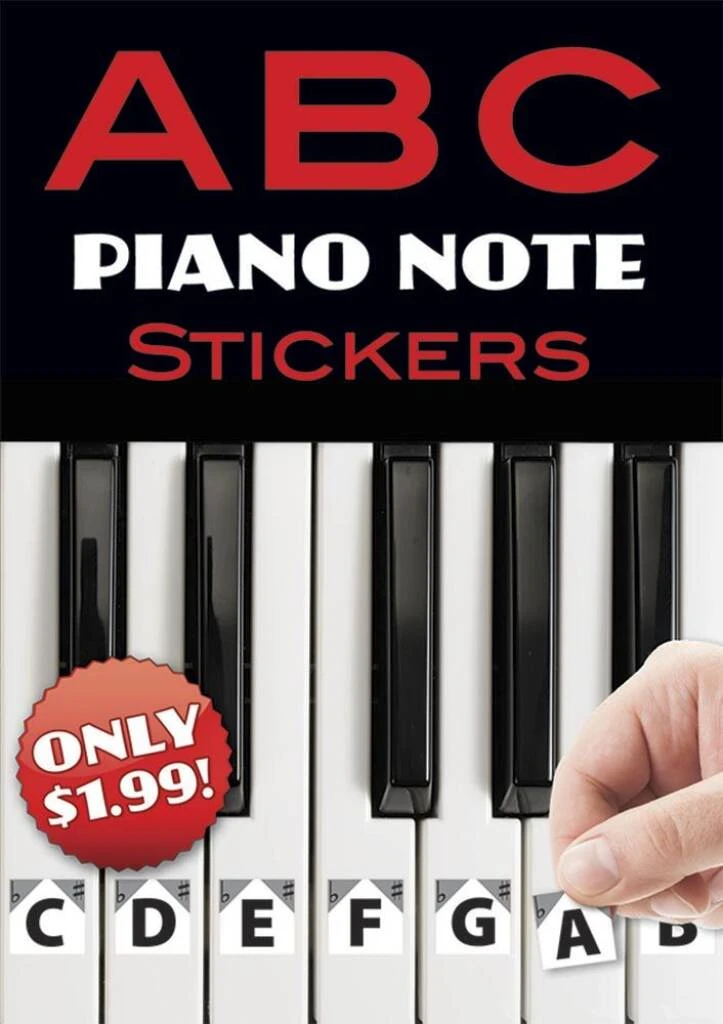 Notensticker - ABC PIANO NOTE STICKERS